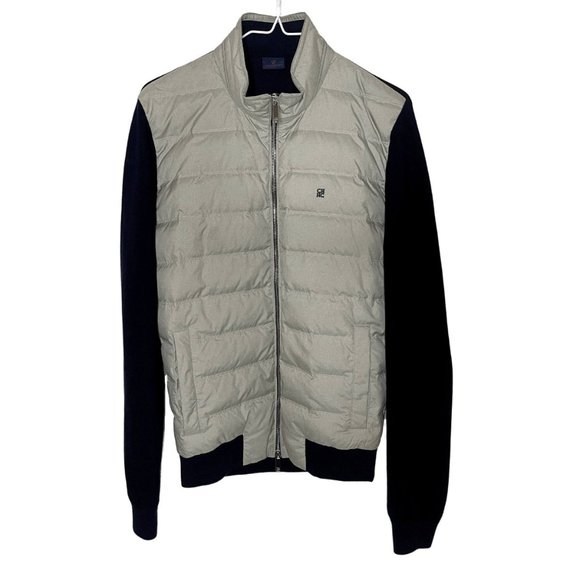Carolina Herrera | Men’s Premium Down Mixed Bomber Jacket - Picture 1 of 9